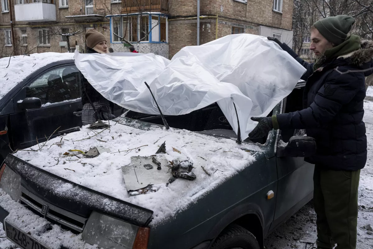 Russian strikes thwarted, wreckage hits buildings: Ukraine