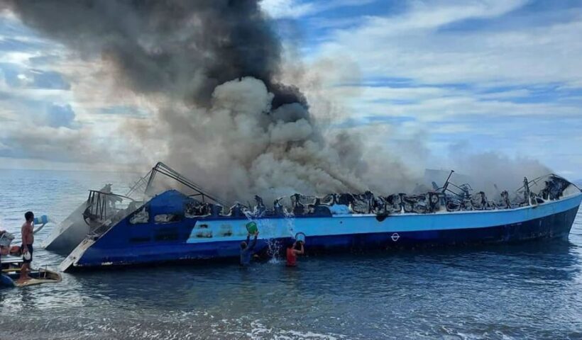 31 Killed In Fire On Philippine Ferry, Several Missing