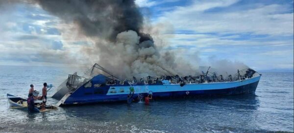 31 Killed In Fire On Philippine Ferry, Several Missing